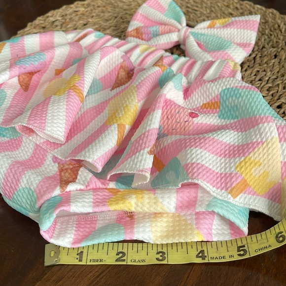 Adorable bloomer skirt with matching headband - Picture 2 of 6